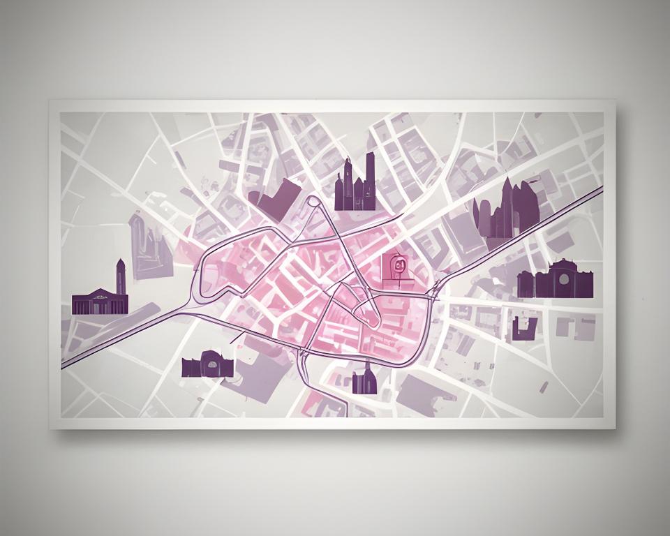 Mappa stilizzata della zona di Lissone con il centro cittadino e il percorso verso Via Alfredo Catalani 3